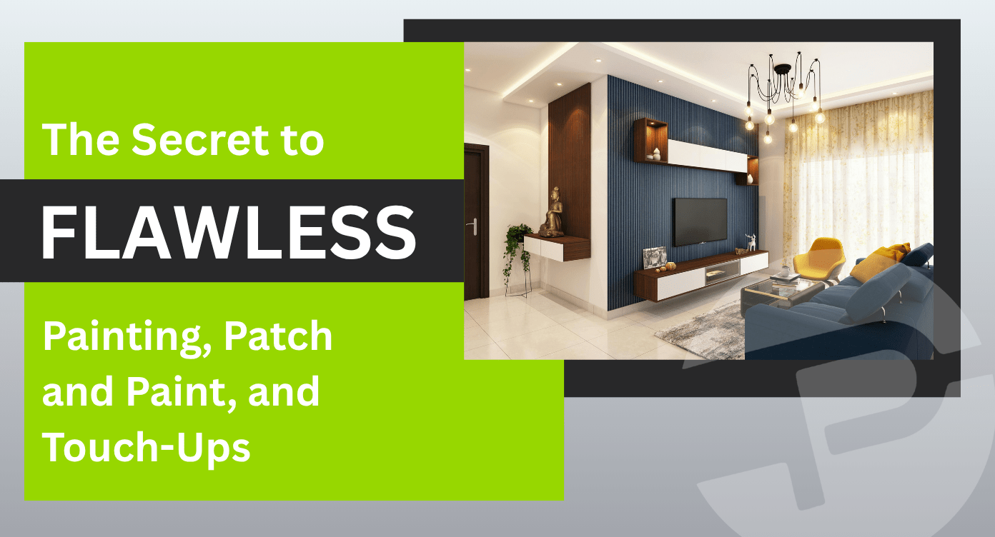 drywall patch and paint repair seamless wall finish after fixing holes and cracks