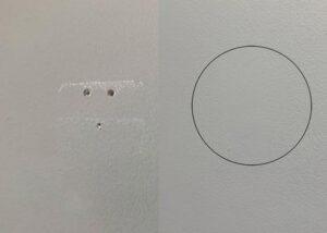 Screw Hole in Wall Drywall Repair