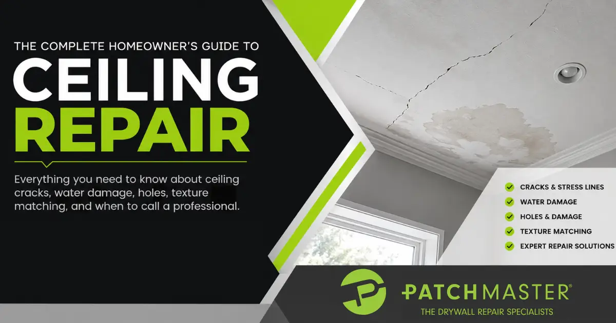 Discover when ceiling repair is possible and how professionals restore damaged ceilings.